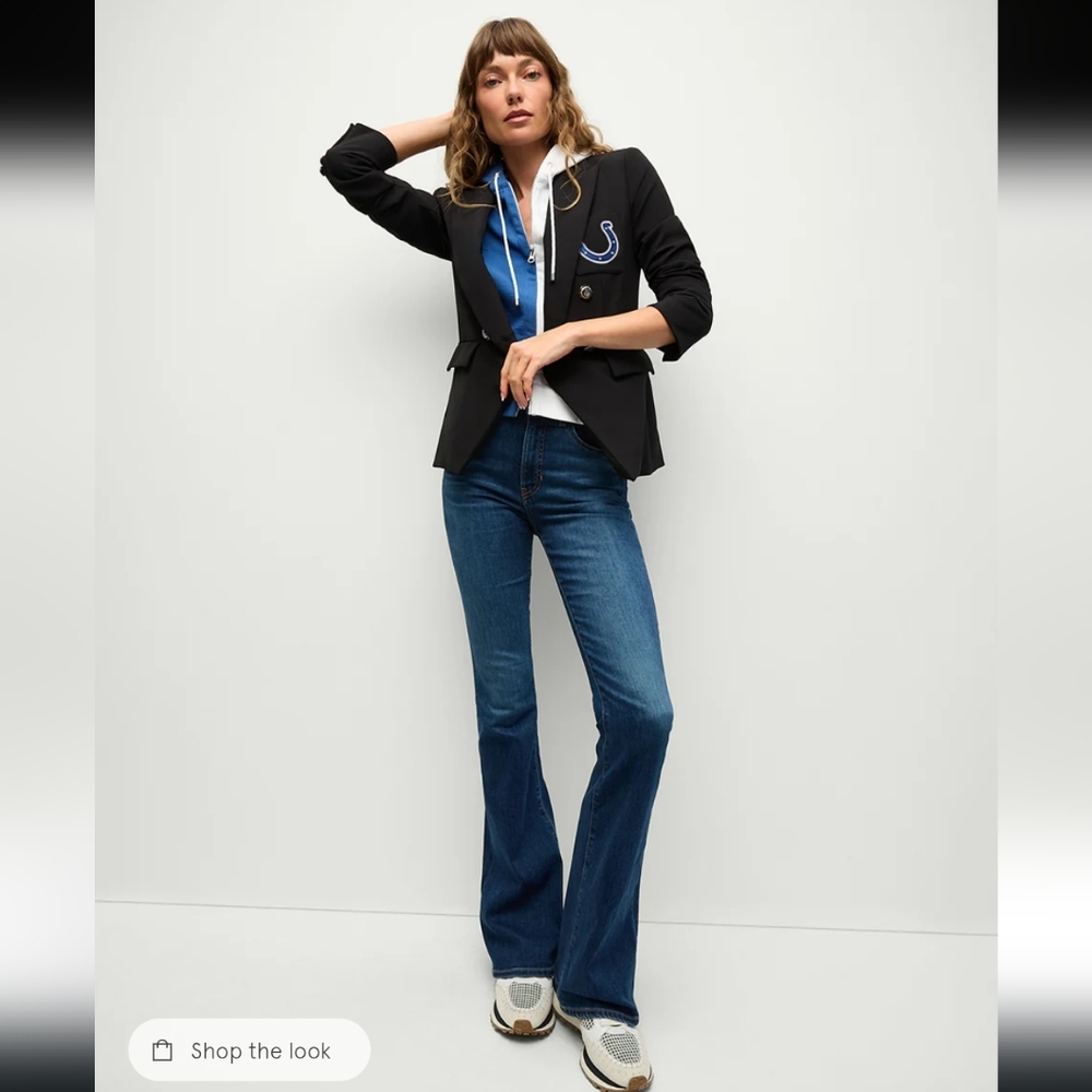 NEW Veronica Beard+ NFL Indianapolis Colts Dickey Jacket Sz 14 ( No Hoody) - Picture 4 of 5